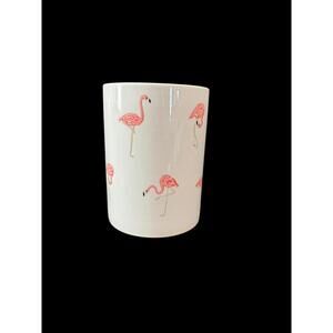 Flamingo Glass Tool Holder/Vase 6" x 4"